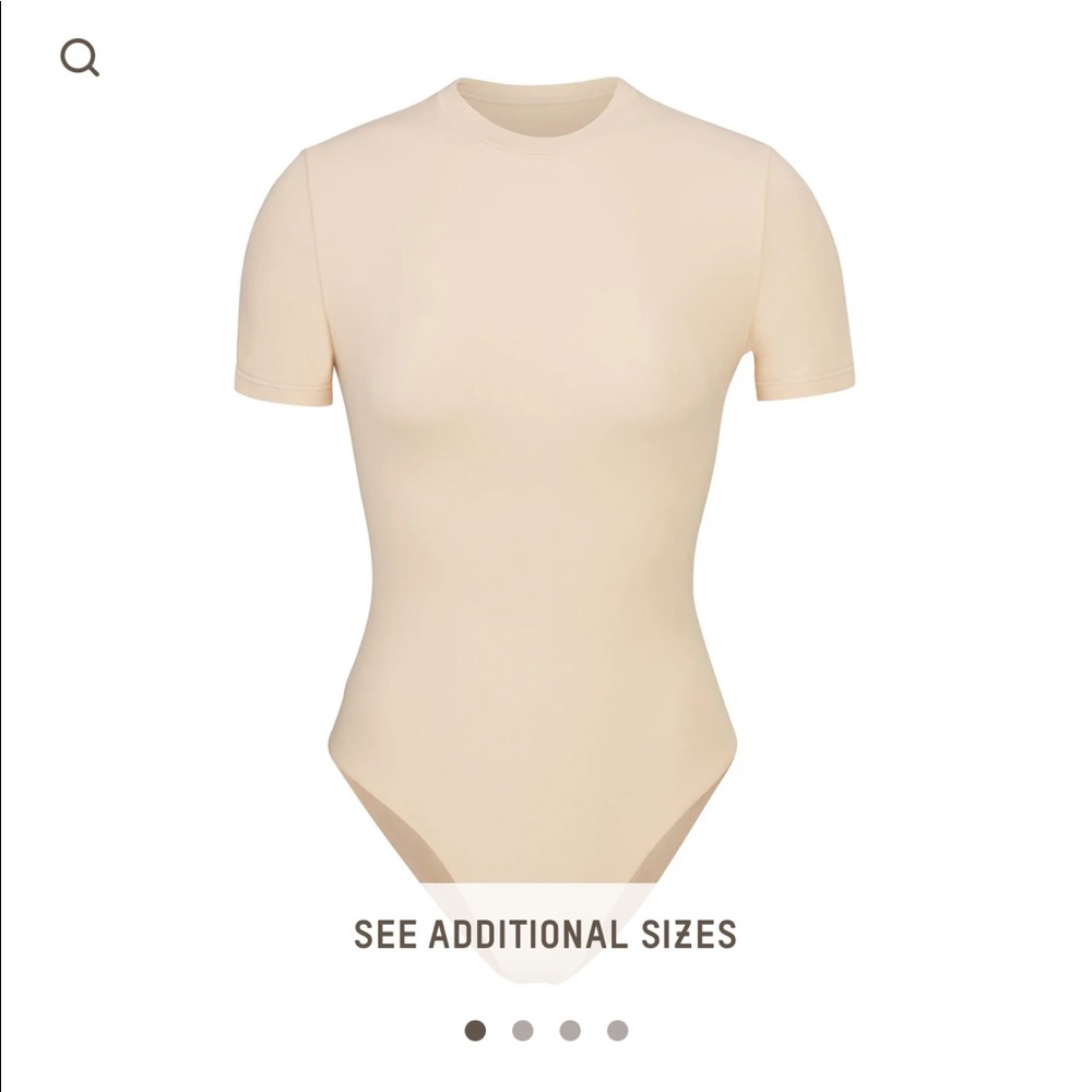 Skims cotton jersey bodysuit
